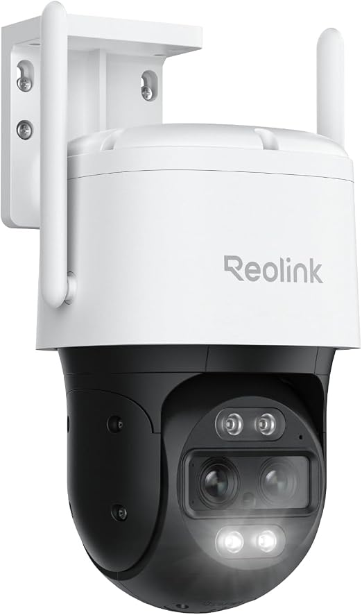 REOLINK 4K 8MP Dual-Lens PTZ Wired WiFi Outdoor Security Camera, 2.4/5GHz