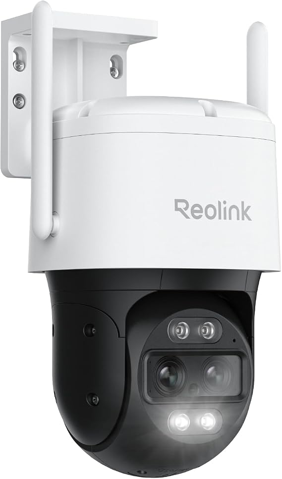 REOLINK 4K 8MP Dual-Lens PTZ Wired WiFi Outdoor Security Camera, 2.4/5GHz