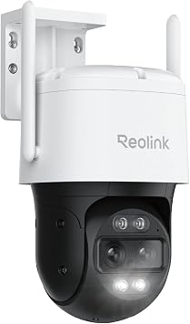 REOLINK 4K 8MP Dual-Lens PTZ Wired WiFi Outdoor Security Camera, 2.4/5GHz