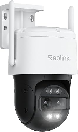 REOLINK 4K 8MP Dual-Lens PTZ Wired WiFi Outdoor Security Camera, 2.4/5GHz