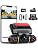 LAMTTO 4 Channel Dash Cam Front Rear Left Right Inside with 128GB Card