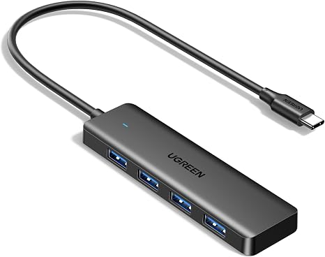 UGREEN USB C Hub, 4 Ports USB A Splitter Ultra-Slim USB Expander, 0.5 ft