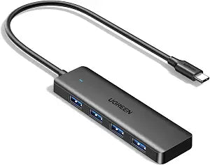 UGREEN USB C Hub, 4 Ports USB A Splitter Ultra-Slim USB Expander, 0.5 ft