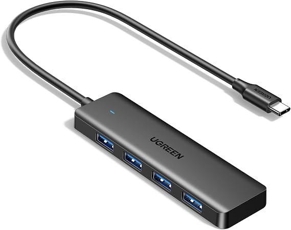 UGREEN USB C Hub, 4 Ports USB A Splitter Ultra-Slim USB Expander, 0.5 ft