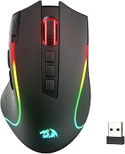Redragon M612 Wireless RGB Optical Gaming Mouse 8000 DPI Remapping Keys - Image 1