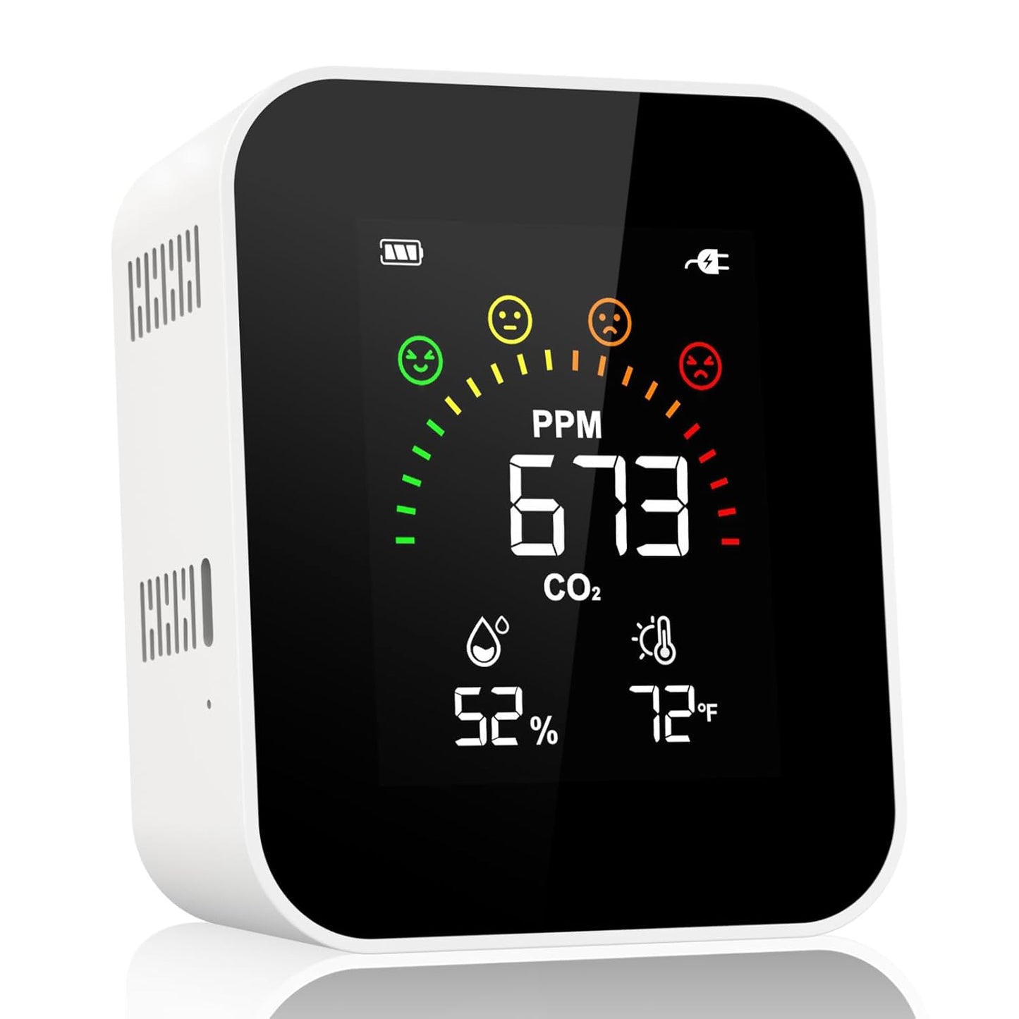 CO2 Monitor — NDIR Sensor, Real-Time Air Quality Display