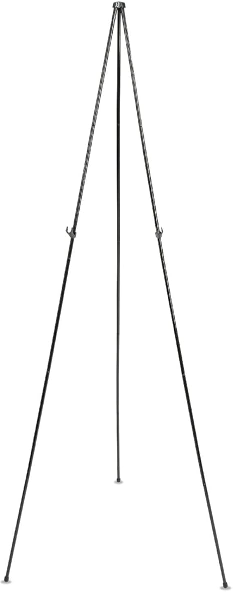 Quartet Easel Stand 63" High Adjustable Telescoping Tripod Display for Office School and Home, Lightweight, Black (29E)