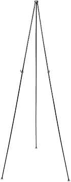 Quartet Easel Stand 63" High Adjustable Telescoping Tripod Display for Office School and Home, Lightweight, Black (29E)