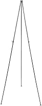 Quartet Easel Stand 63" High Adjustable Telescoping Tripod Display for Office School and Home, Lightweight, Black (29E) - Image 1