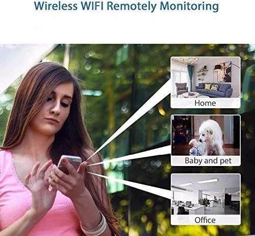Small Spy Wireless Camera Wifi Security Camera Mini Home Indoor Outdoor Camera, Portable Smart House Dog Pet Camera Tiny Nanny Cam Office Cameras,120 Wide Angle Night Vision Motion Detection Cams