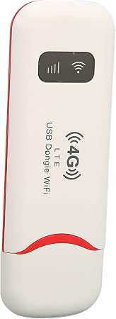 H760R 4G LTE USB WiFi Router, 150Mbps Portable Mobile Hotspot, Support 10 Devices, WPA WPA2 Encryption, Unlocked for Travel Car Outdoor, Compact USB Modem for Home & Camping
