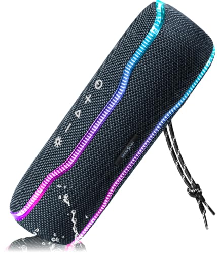Bluetooth Speaker, IPX7 Waterproof, 50W Peak/25W RMS, Matte Black - Image 2