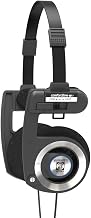 Koss Porta Pro Black Retro 80s Style On-Ear Headphones, Wired 3.5mm Plug - Image 1