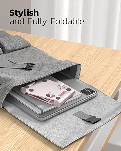 Nulaxy Full Aluminum Dual Folding Cell Phone Stand f | Phone Accessori - Image 6
