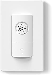ELEGRP Humidity Sensor Switch for Exhaust Fan, Bathroom Moisture Control, Automate Ventilation, Air Circulation, Ground Wire Required, Single Pole, White, 1 Pack