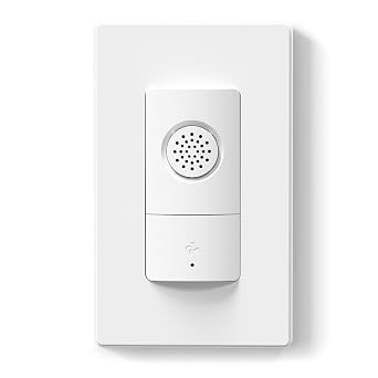ELEGRP Humidity Sensor Switch for Exhaust Fan, Bathroom Moisture Control, Automate Ventilation, Air Circulation, Ground Wire Required, Single Pole, White, 1 Pack