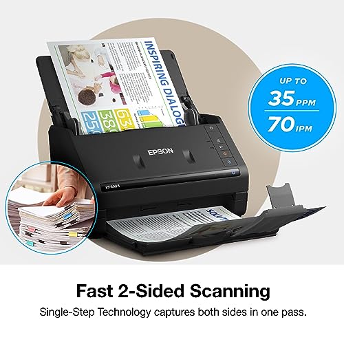 Epson Workforce ES-400 II High-Speed Color Duplex Desktop Document Scanner