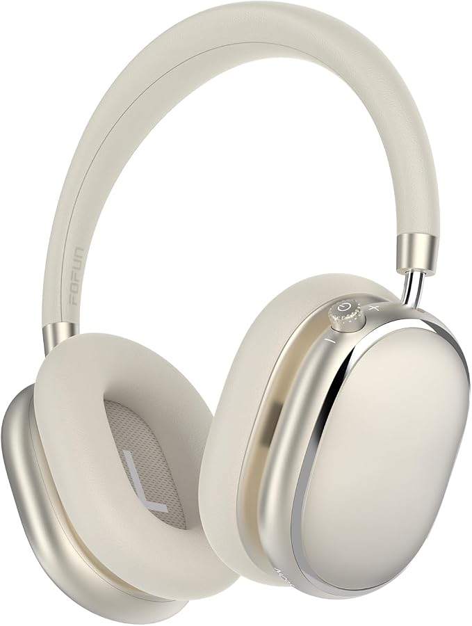 Hybrid Active Noise Cancelling Headphones Over Ear 120H Playtime