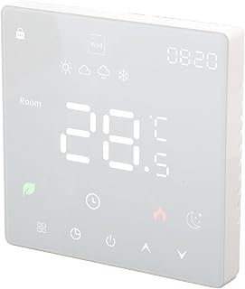 Touch Smart Thermostat Electric Floor Heat Temperature Control Switch AC 90‑240V