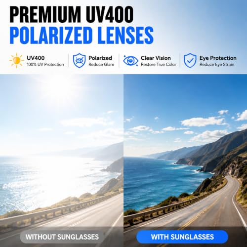 ftocase Bluetooth Sunglasses, Open-Ear Audio Smart glasses - Image 4