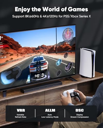 2ft HDMI 2.1 Cable, 48Gbps 8K and 4K 120Hz - Image 4