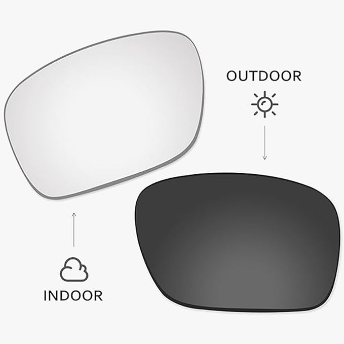 AI Smart Glasses Photochromic Lens, Sunglass Lenses with UV Protection, Replacement Lenses DM / W610 Smart Glasses