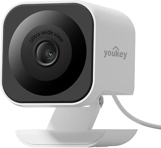 youkey Indoor Camera with Magnetic Base, 2K Plug-in Home Security Camera
