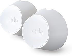 Arlo Magnetic Wall Mounts (2 Count) White, Certified Accessory, Indoor & Outdoor Use, Works Pro 3/4/5S/6, Ultra Cameras - Image 1