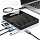 1TB External Hard Drive, USB C & USB 3.0 Multiport Hub+ SD/TF Card Reader 7-in-1 All in One, Docking Station, Multi-Function HDD for Windows, Mac, Android, iPhone 15/16/17, Laptop, Desktop