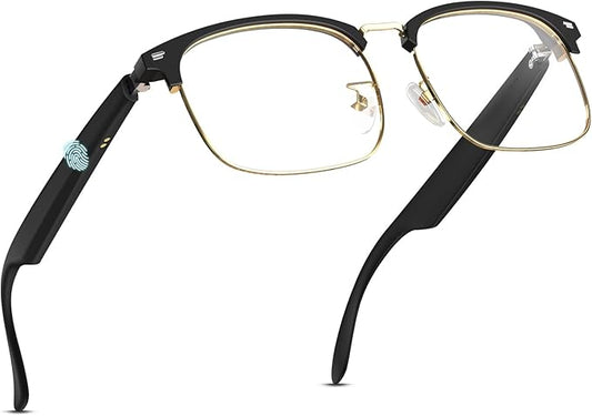 AI Translation Glasses, Wireless Bluetooth Real-Time Translation Glasses, Smart Simultaneous Interpretation Glasses, 150 Languages & Accents & 8 Offline Translation Packs