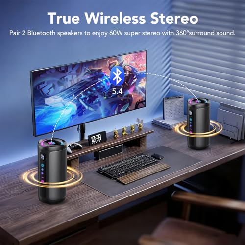 Portable Bluetooth Speaker with Battery Level Displa | Audio Accessori - Image 5