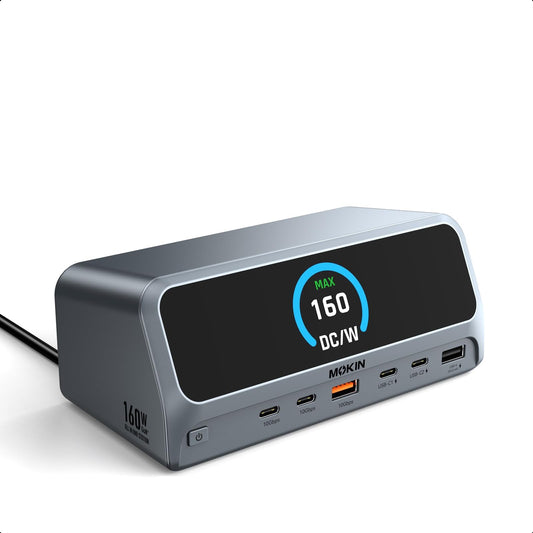 MOKiN Docking Station Dual Monitor with 2 HDMI/Built | Computer Access - Image 1