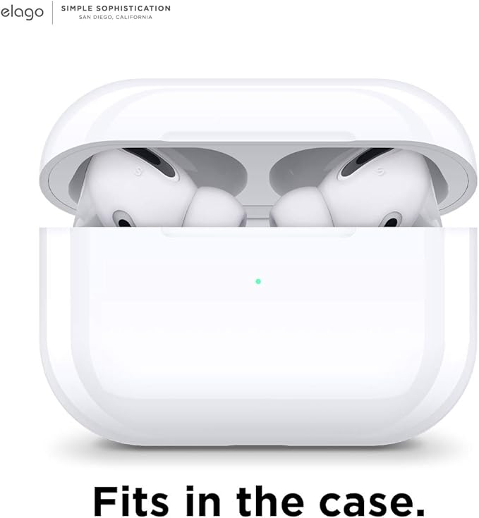 elago [6 Pairs] AirPods Pro Ear Tips with Integrated Earbuds Cover Designed for AirPods Pro, Fit in The Case, Anti-Slip, [3 Sizes: Large + Medium + Small] [US Patent Registered] (Nightglow Blue)