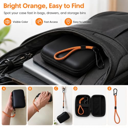 EVA Storage Case for Lexar SL500 ES5 Magnetic Professional Go SSD