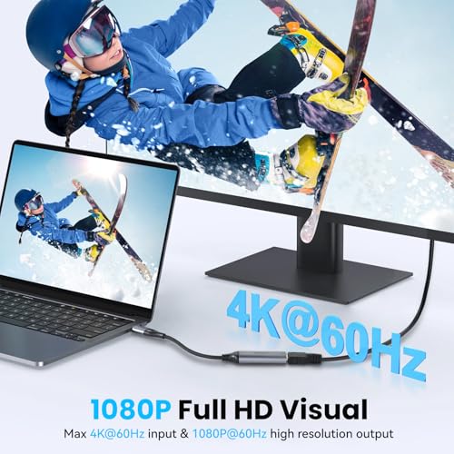 ELUTENG 4K HDMI Game Capture Card, USB 3.0/Type-C 1080P 60FPS Low Latency