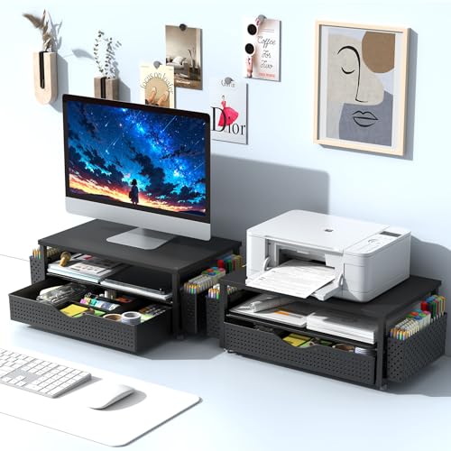 Spacrea Desk Organizer and Accessories, Computer Mon | Computer Access - Image 8