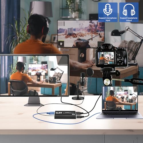 4K Capture Card Game Capture Card 1080P 60FPS for Streaming