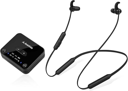 Avantree HT4186 - Wireless Neckband Headphones for TV