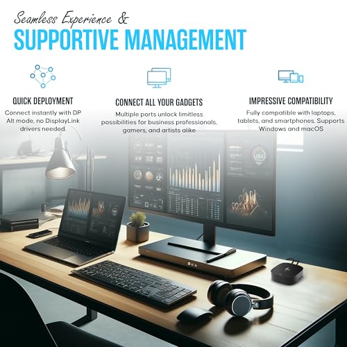 HP Docking Station for Laptop Dual Monitor and Charging - 5TW10AA G5 Dock - Image 6