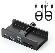 EJAY Clamp USB Hub 5-in-1 USB C Hub 4.92ft Cable for iMac & PC - Image 1