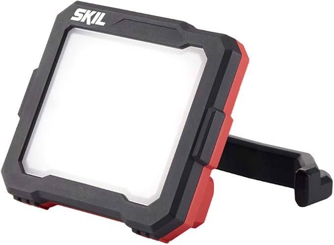 SKIL PWR CORE 12 12V Single Head Flood Light, Tool Only, Battery and Charger Not Included - LH5533-00, Red