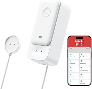 SwitchBot WiFi Water Leak Detector for Home, Water Leak Sensor, 1m Cable