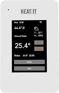 HEATIT ET-7AW WiFi Touchscreen Programmable Thermostat, Voice Control