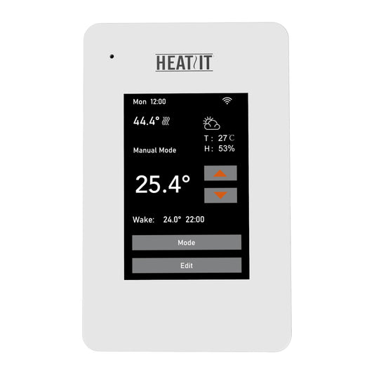 HEATIT ET-7AW WiFi Touchscreen Programmable Thermostat, Voice Control