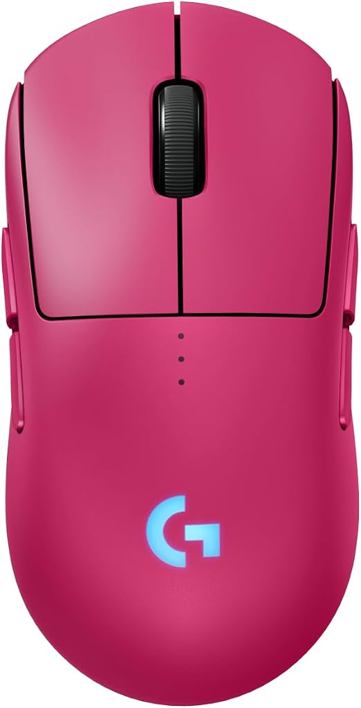 Logitech G PRO 2 Lightspeed Ambidextrous Wireless Gaming Mouse - Magenta