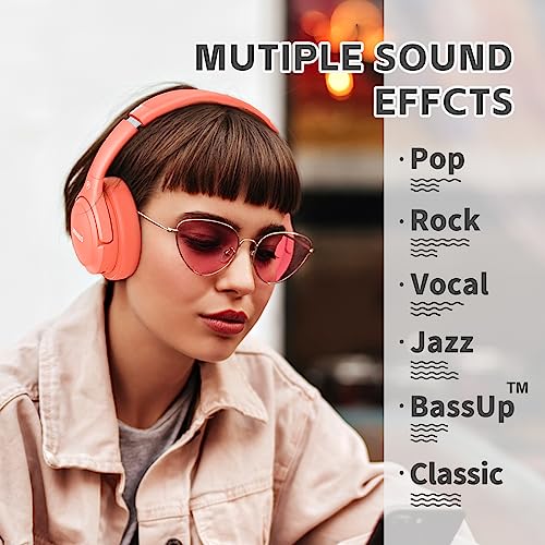 BERIBES Bluetooth Headphones Over Ear Wireless HiFi Stereo Headsets 65H 6EQ