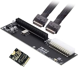 cablecc PCI-E 3.0 M.2 M-Key to Oculink SFF-8611 SFF-8612 Host Adapter for GPD Win Max2 External Graphics Card & SSD - Image 1