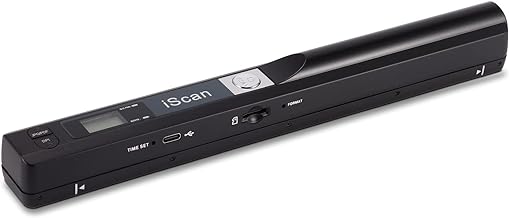 Portable Document Scanner, AOZBZ 900DPI Handheld Image Scanner, Scanning Wand,A4 Colour Photo Mobile Scanner Handy Scan (JPG/PDF Format, High Speed USB 2.0, Included 16G SD Card) - Image 1