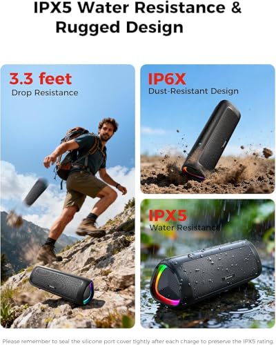 Bluetooth Speaker, 20W HD Sound, Portable Wireless, | Audio Accessorie - Image 5