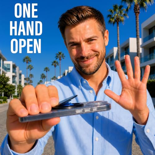 Tango Pro V3 - Slim Phone Grip for MagSafe, One-Hand Open, Kickstand